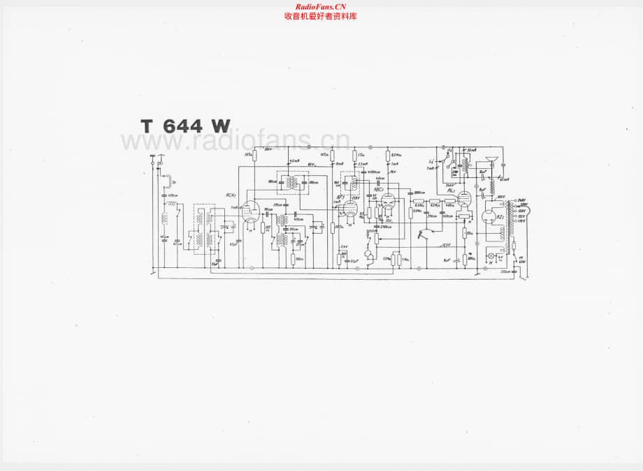 Telefunken-T644-W-Schematic-2电路原理图.pdf_第1页