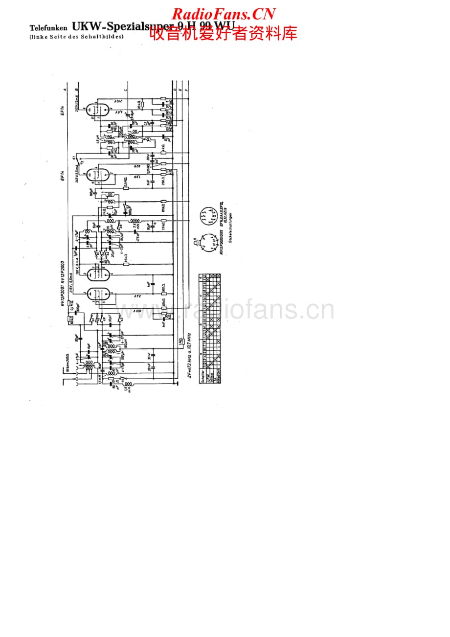 Telefunken-9H-99-WU-Schematic电路原理图.pdf_第1页