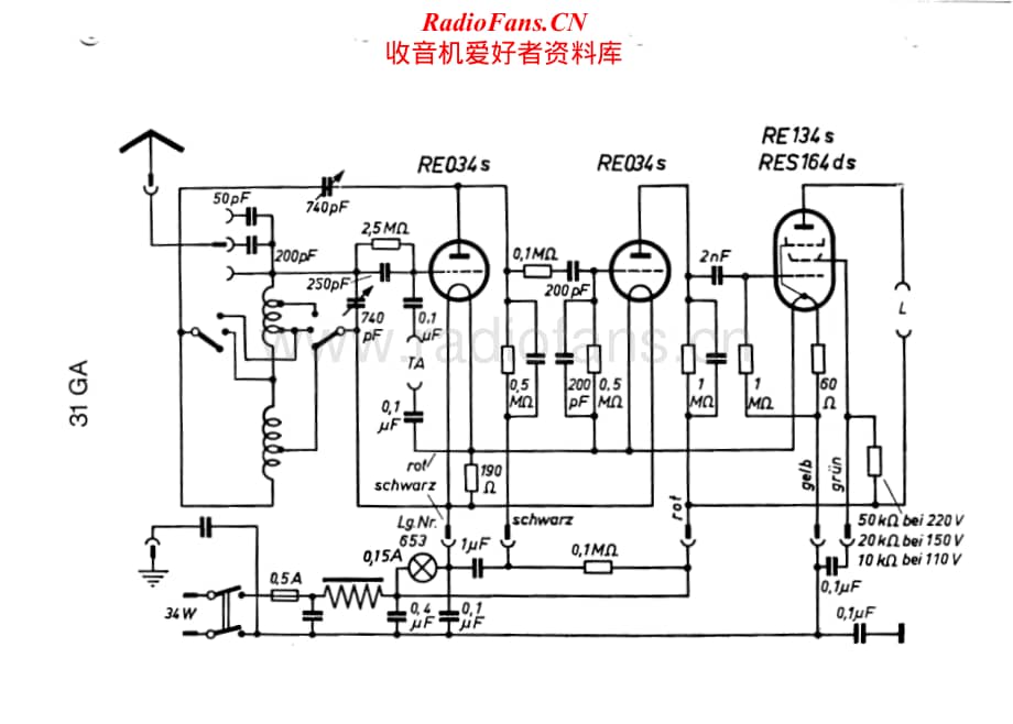 Telefunken-31-GA-Schematic电路原理图.pdf_第2页