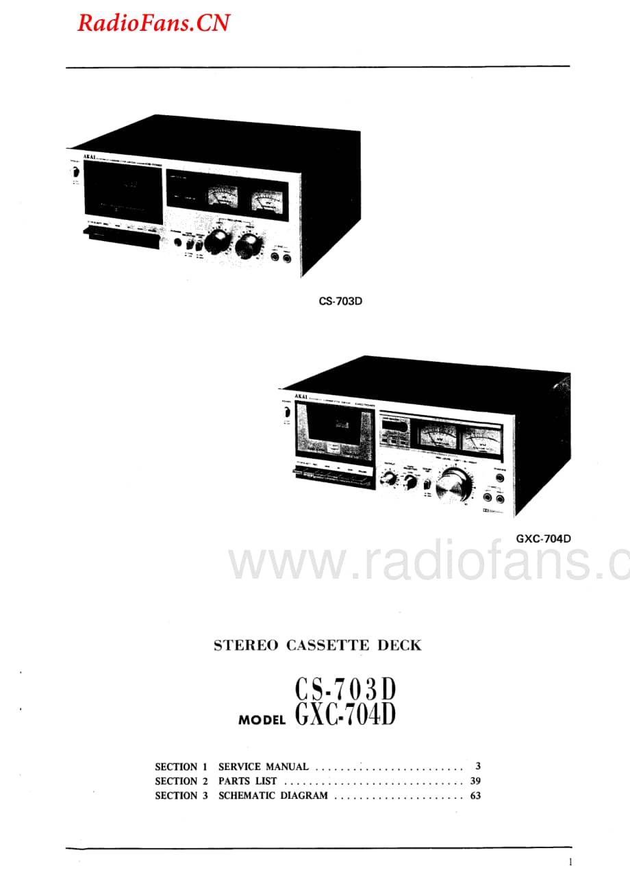 Akai-GXC704D-tape-sm维修电路图 手册.pdf_第2页