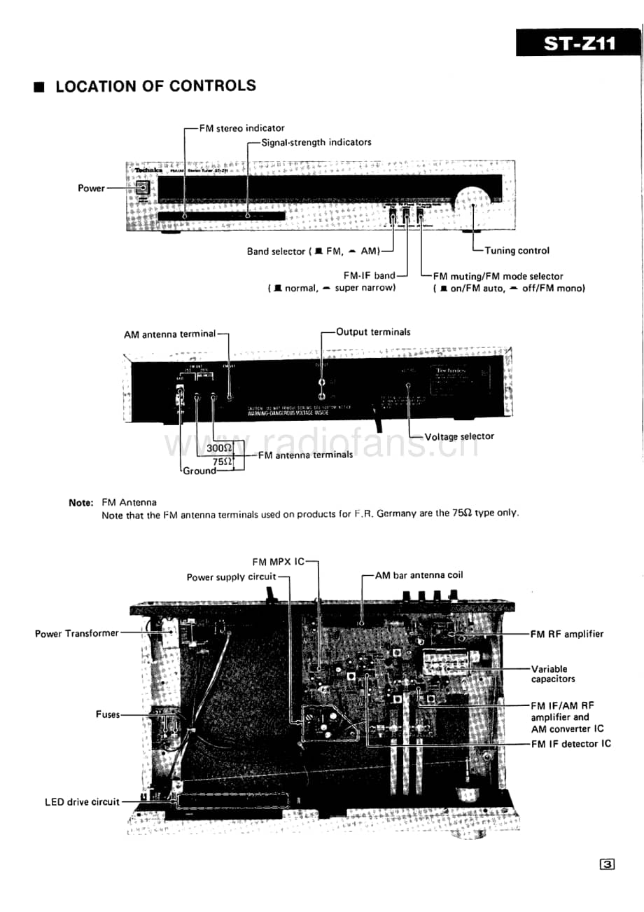 Technics-STZ-11-Service-Manual电路原理图.pdf_第3页