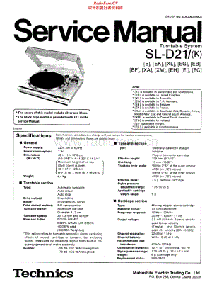Technics-SLD-21-Service-Manual电路原理图.pdf