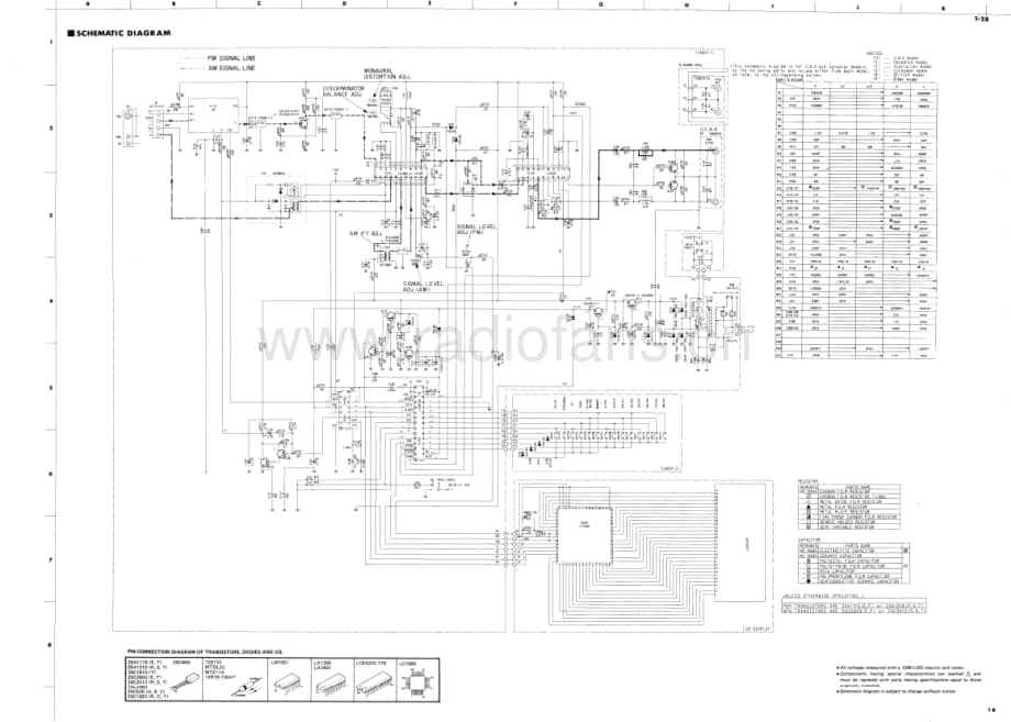 Yamaha-T-28-Schematic电路原理图.pdf_第1页