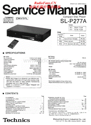 Technics-SLP-277-A-Service-Manual电路原理图.pdf