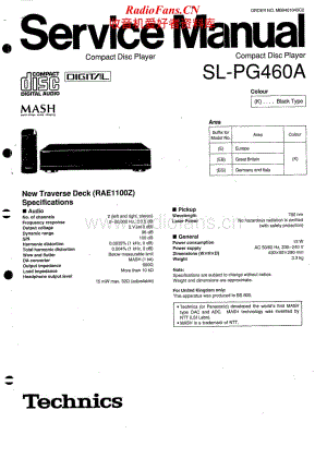 Technics-SLPG-460-Service-Manual电路原理图.pdf