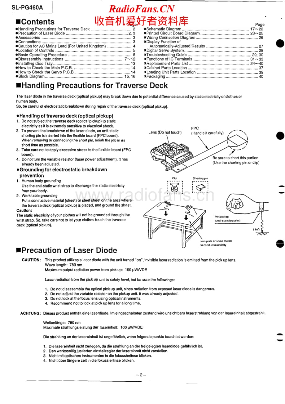 Technics-SLPG-460-Service-Manual电路原理图.pdf_第2页