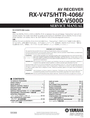 Yamaha-RXV-500-D-Service-Manual电路原理图.pdf