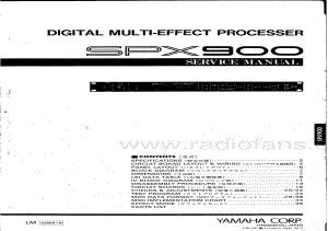 Yamaha-SPX-900-Service-Manual电路原理图.pdf