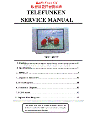 Telefunken-TKP-2147-STX-Service-Manual电路原理图.pdf