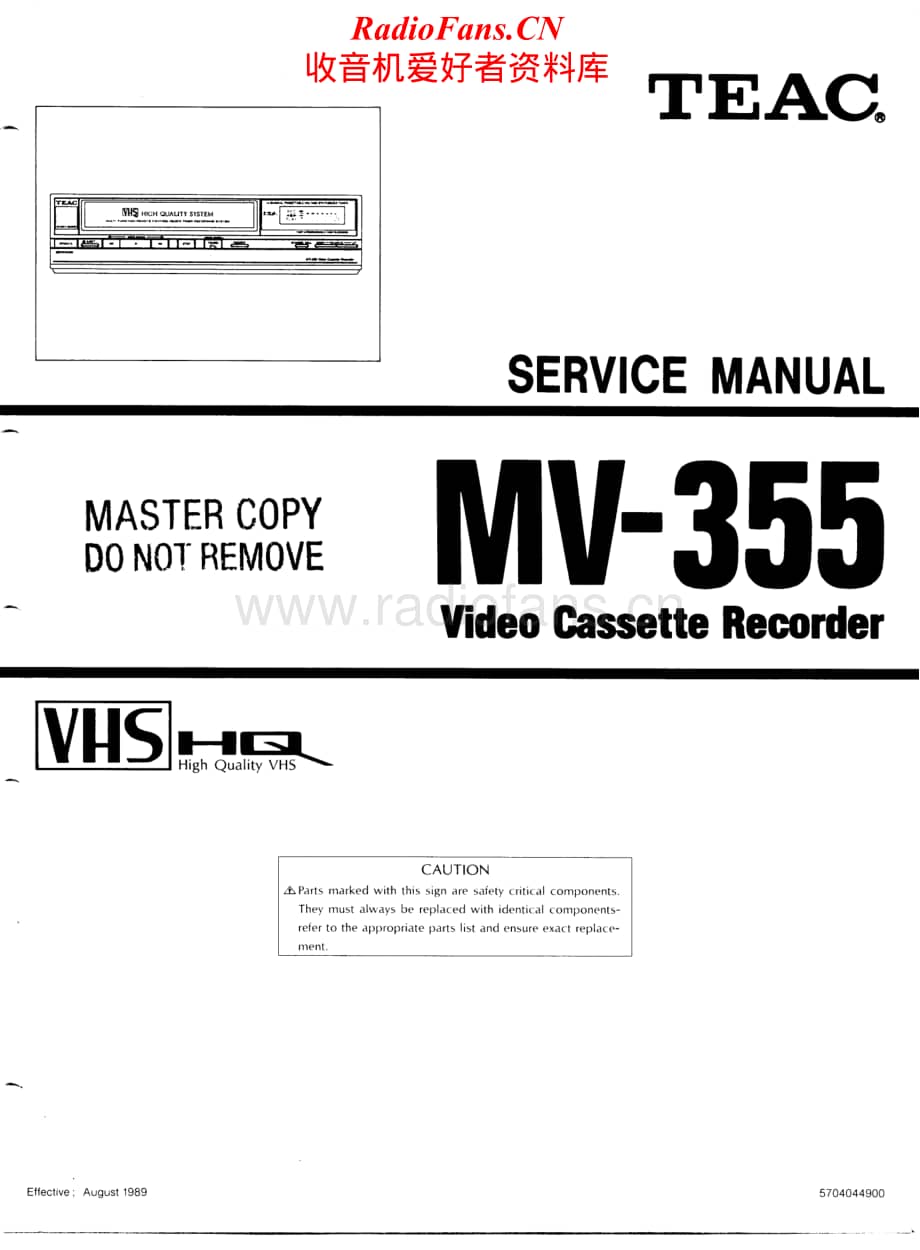 Teac-MV-355-Service-Manual电路原理图.pdf_第1页