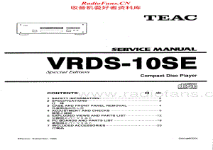 Teac-VR-DS10SE-Service-Manual电路原理图.pdf