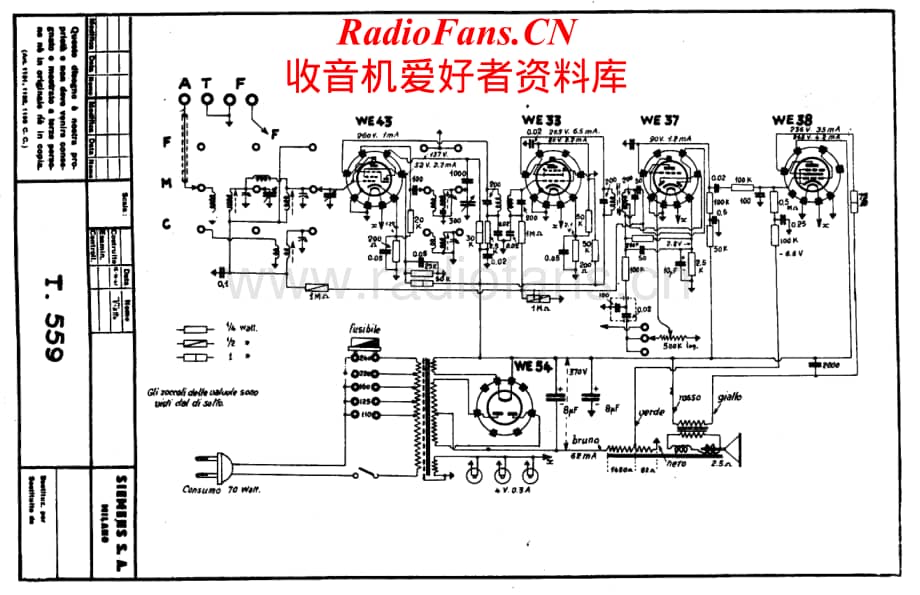 Telefunken-559-Schematic电路原理图.pdf_第1页
