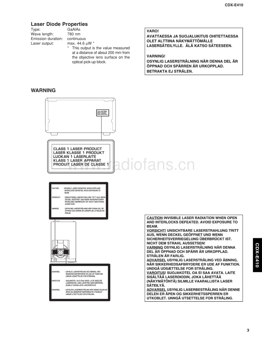 Yamaha-CDXE-420-Service-Manual电路原理图.pdf_第3页
