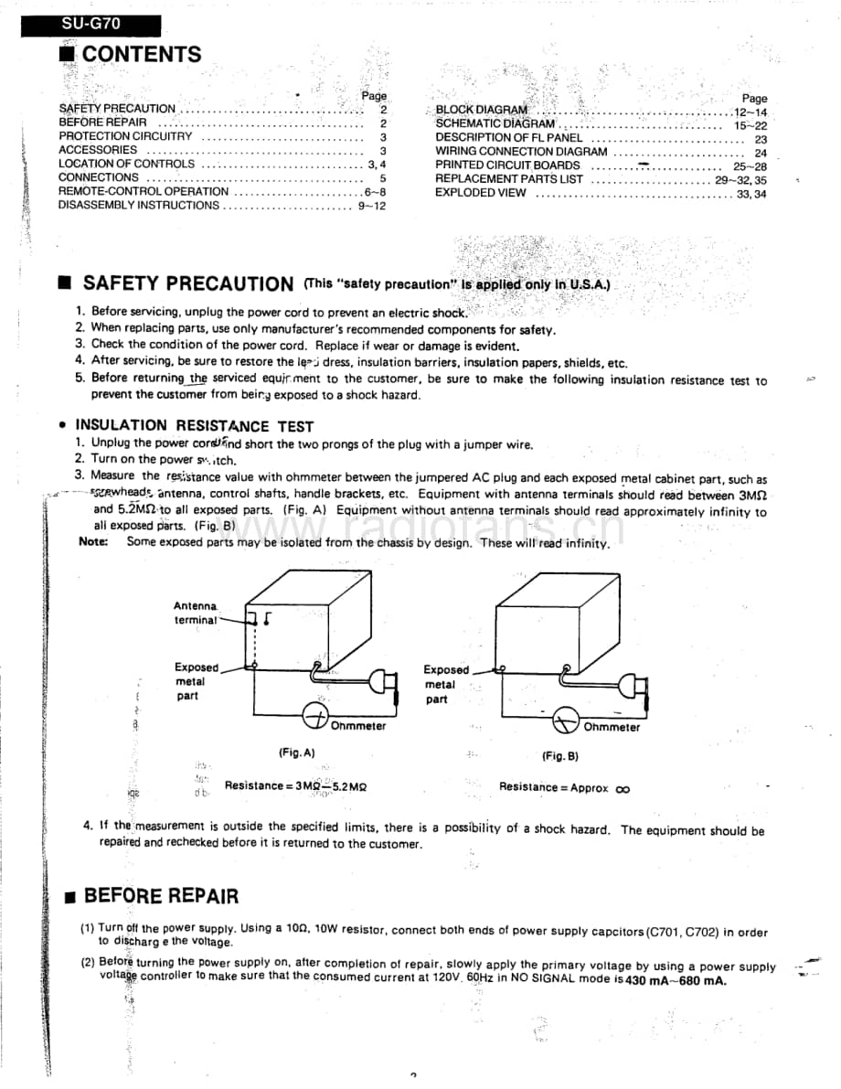 Technics-SUG-70-Service-Manual电路原理图.pdf_第2页