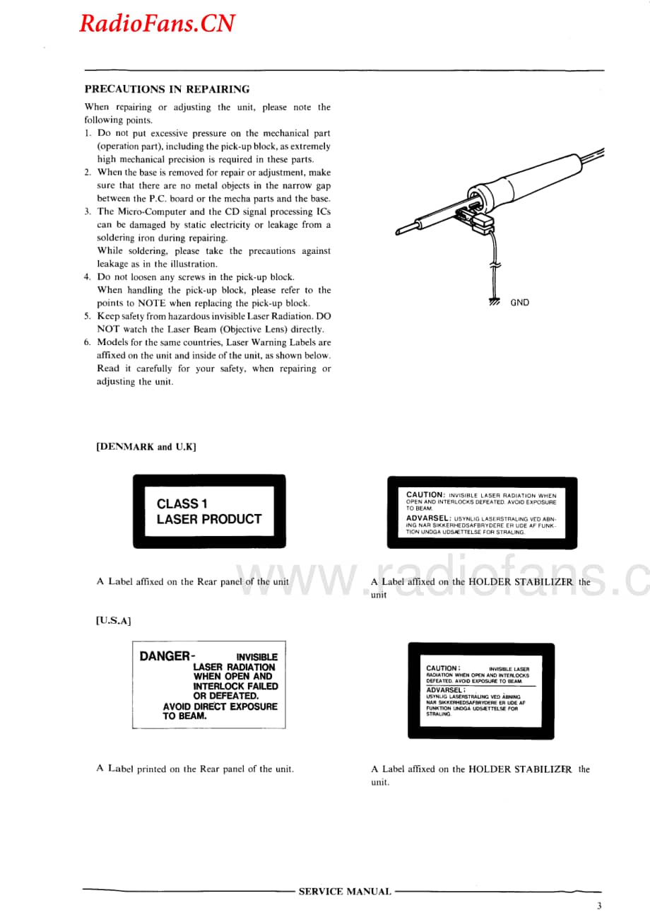 Akai-CD73-cd-sm维修电路图 手册.pdf_第3页