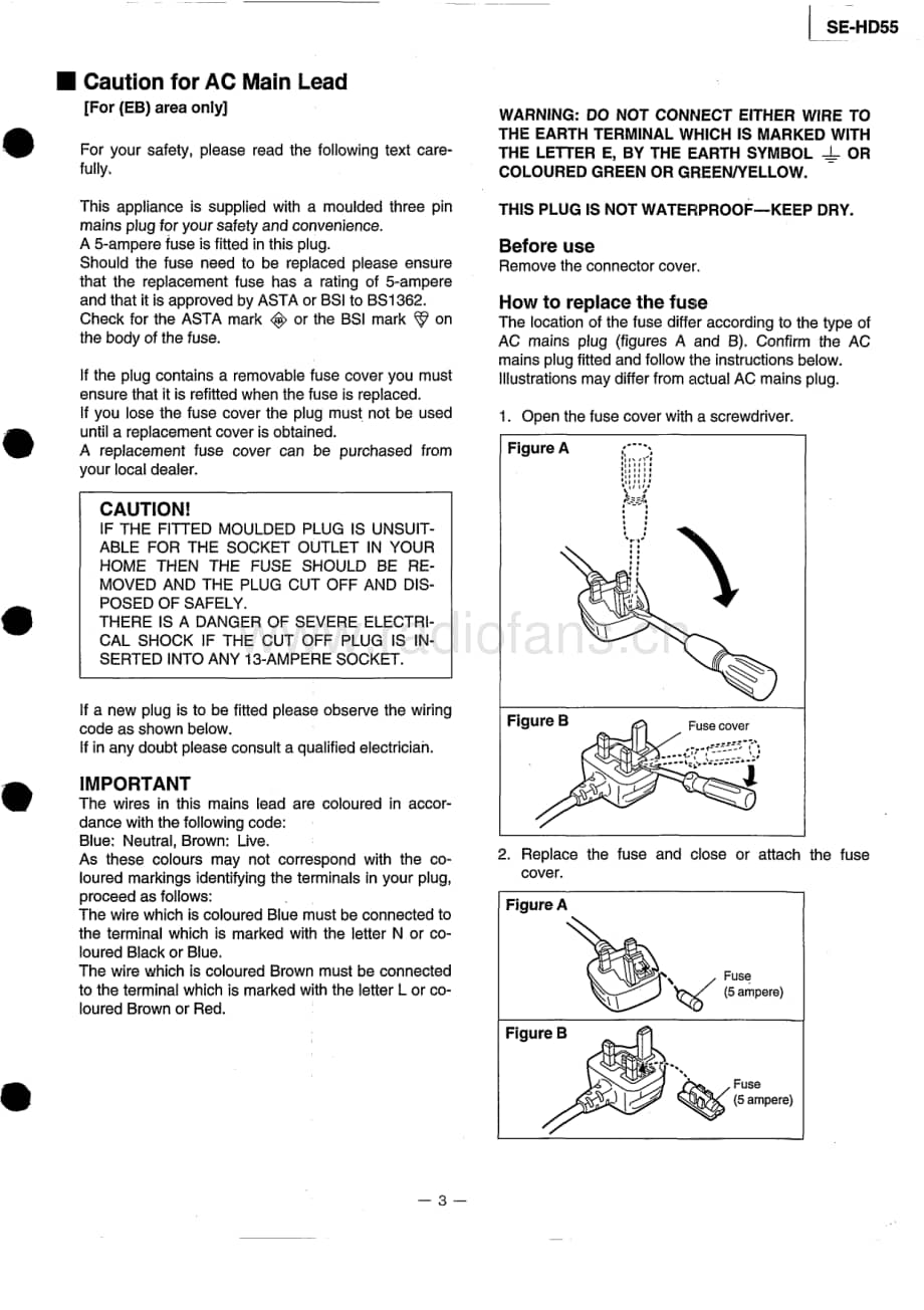 Technics-SEHD-55-Service-Manual电路原理图.pdf_第3页