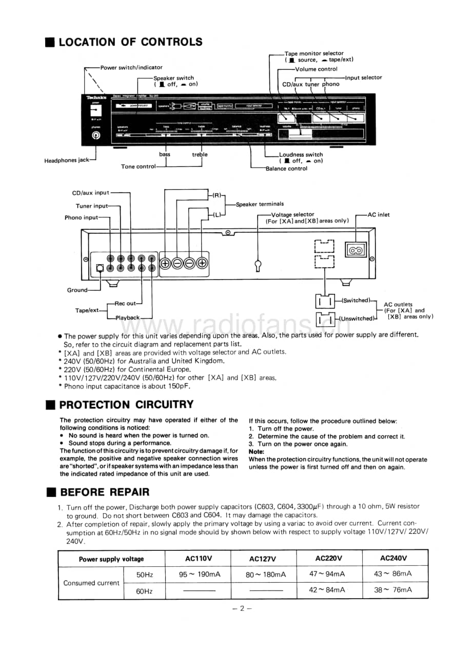 Technics-SU-300-Service-Manual电路原理图.pdf_第2页