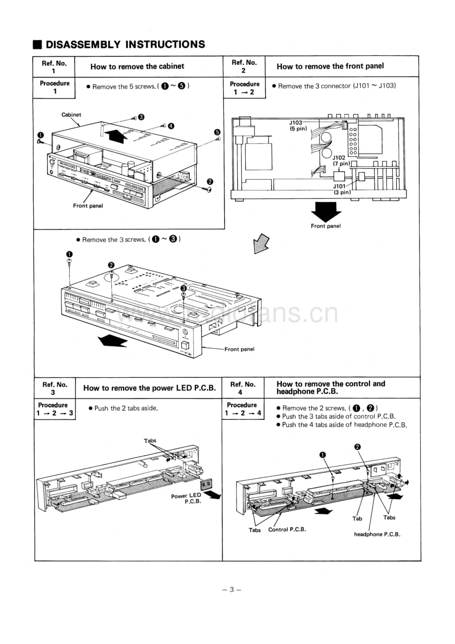 Technics-SU-300-Service-Manual电路原理图.pdf_第3页