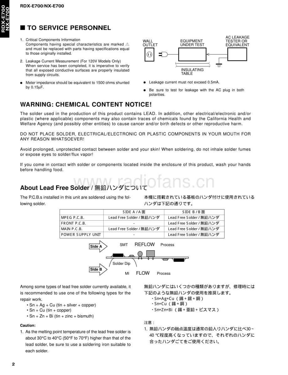Yamaha-RDXE-700-Service-Manual电路原理图.pdf_第2页