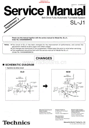 Technics-SLJ-1-Service-Manual电路原理图.pdf