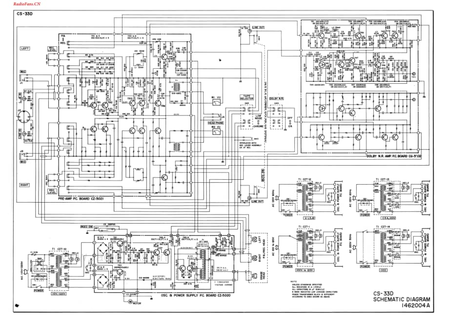 Akai-CS33D-tape-sm4维修电路图 手册.pdf_第2页