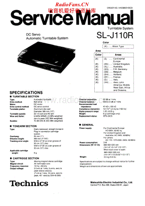 Technics-SLJ-110-R-Service-Manual电路原理图.pdf