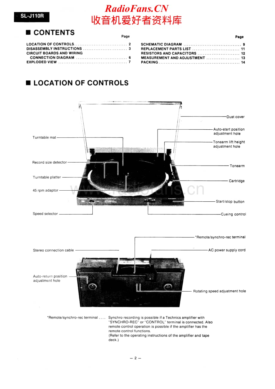 Technics-SLJ-110-R-Service-Manual电路原理图.pdf_第2页
