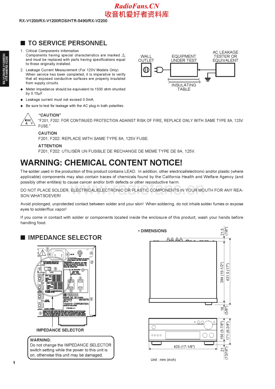 Yamaha-HTR-5490-Service-Manual电路原理图.pdf_第2页