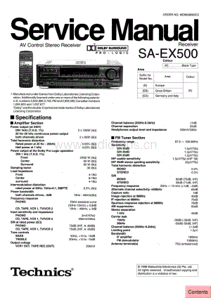 Technics-SAEX-500-Service-Manual电路原理图.pdf