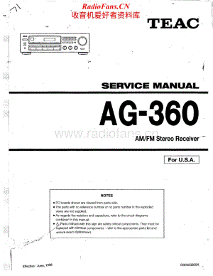 Teac-AG-360-Service-Manual电路原理图.pdf