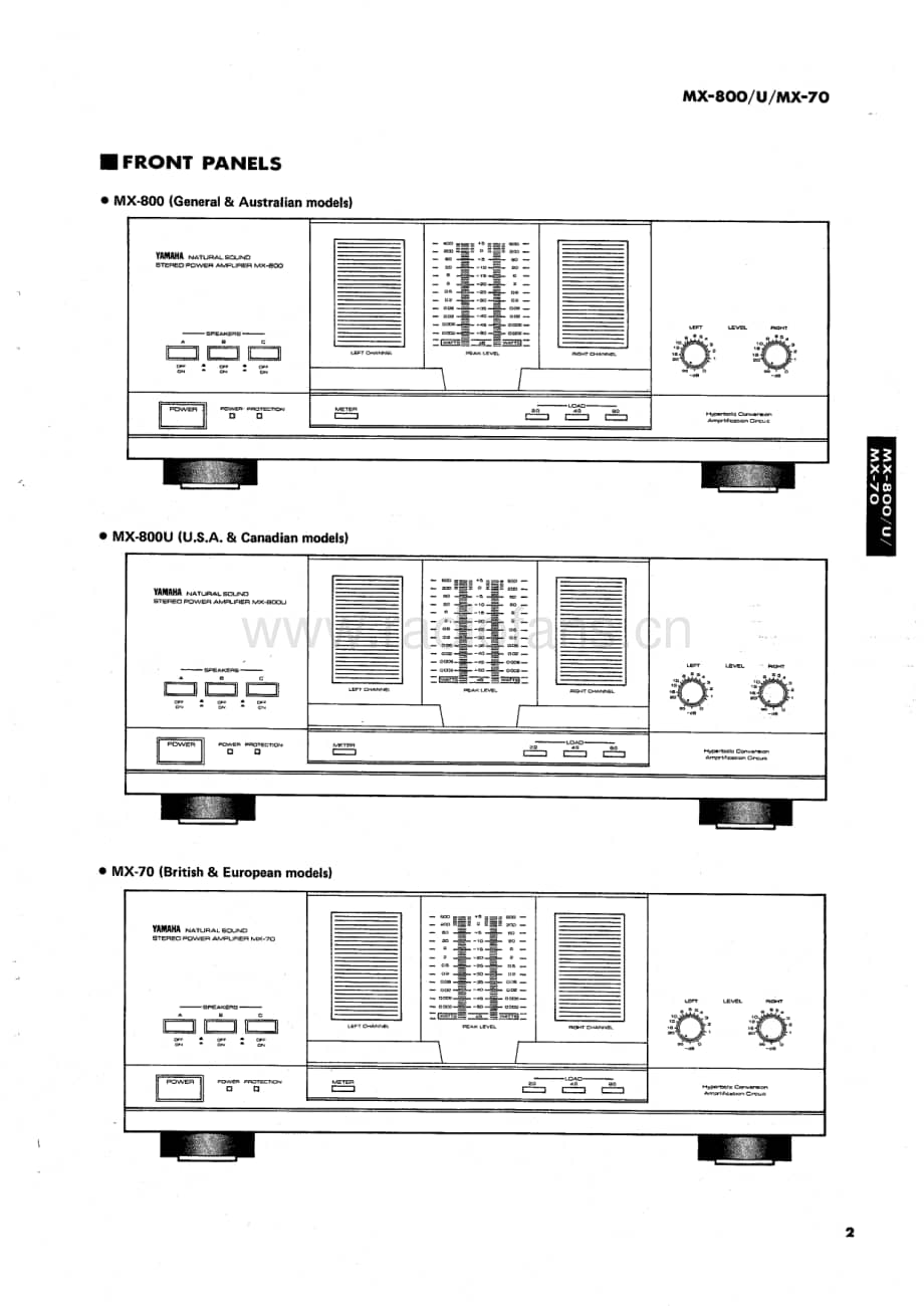 Yamaha-MX-70-Service-Manual电路原理图.pdf_第3页