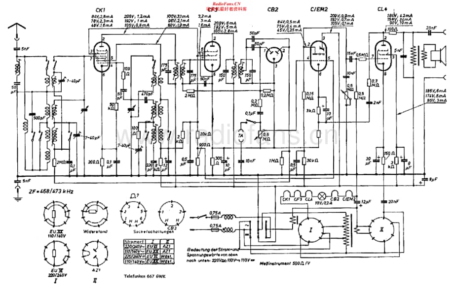 Telefunken-667-Schematic电路原理图.pdf_第1页