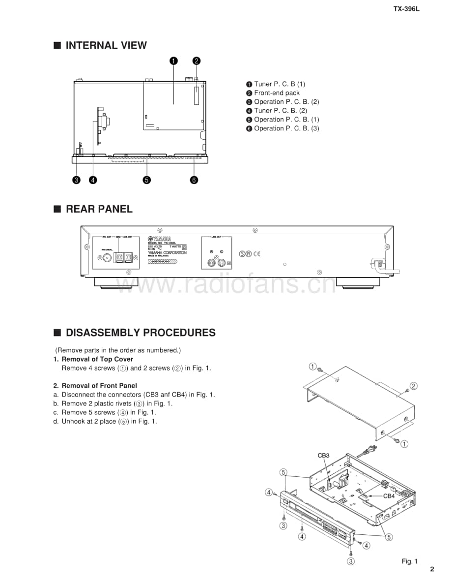 Yamaha-TX-396-L-Service-Manual电路原理图.pdf_第3页