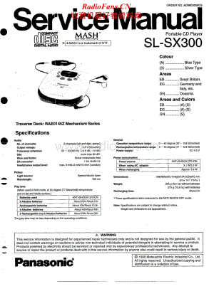 Technics-SLSX-300-Service-Manual电路原理图.pdf