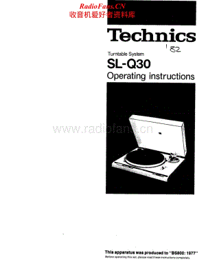 Technics-SLQ-30-Service-Manual电路原理图.pdf