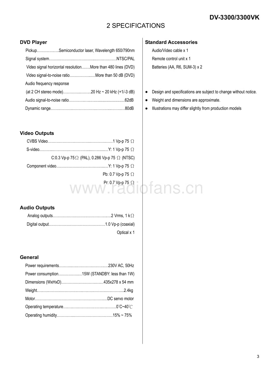 Teac-DV-3300-Service-Manual电路原理图.pdf_第3页
