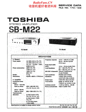 Toshiba-SB-M22-Service-Manual电路原理图.pdf