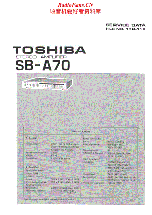 Toshiba-SB-A70-Service-Manual电路原理图.pdf