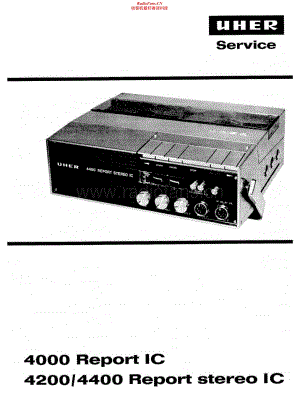 Uher-4000-Report-Service-Manual电路原理图.pdf