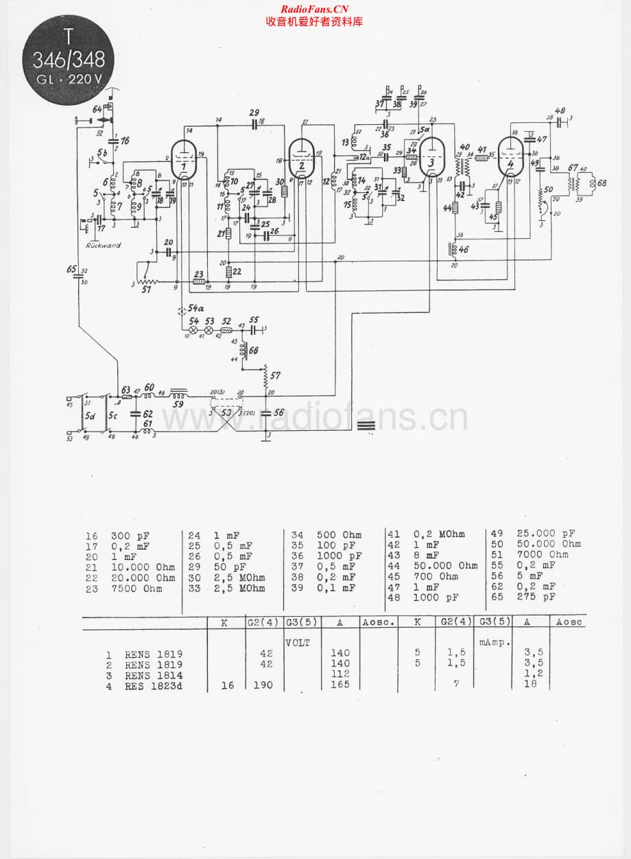 Telefunken-348-GL-220V-Schematic电路原理图.pdf_第1页