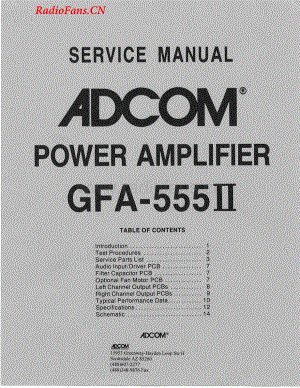 Adcom-GFA555II-pwr-sm维修电路图 手册.pdf