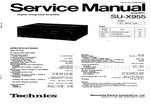 Technics-SUX-955-Service-Manual电路原理图.pdf