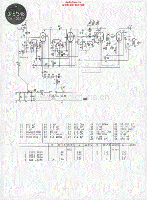 Telefunken-346-GL-220V-Schematic电路原理图.pdf