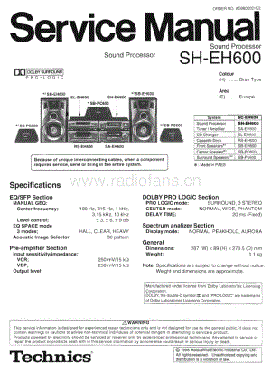 Technics-SHEH-600-Service-Manual电路原理图.pdf