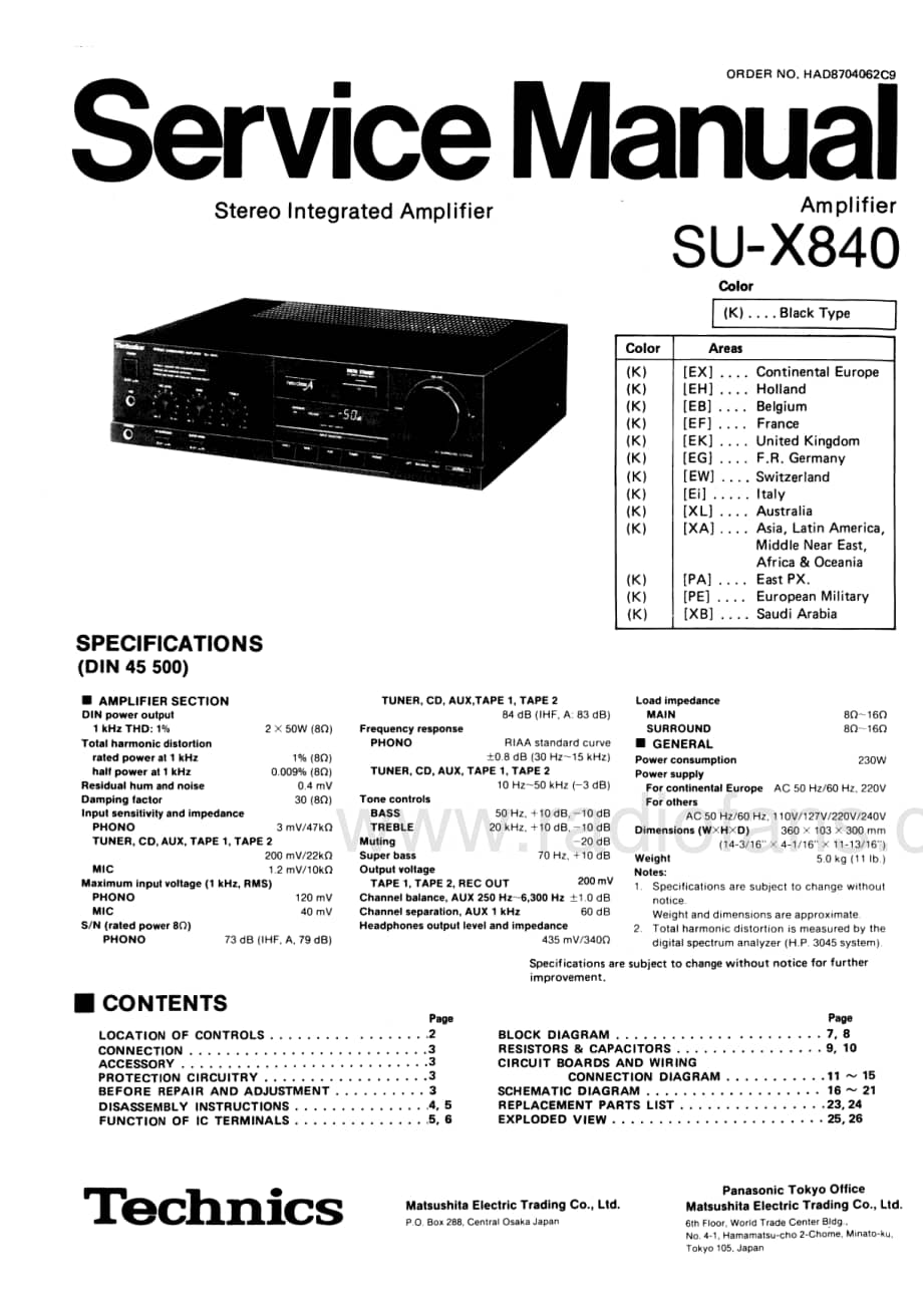 Technics-SUX-840-Service-Manual电路原理图.pdf_第1页
