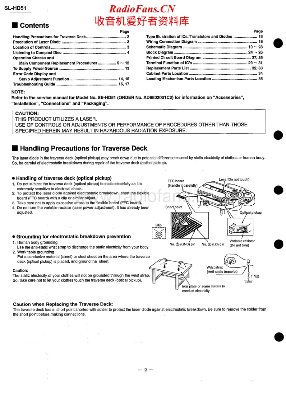 Technics-SLHD-51-Service-Manual电路原理图.pdf_第2页