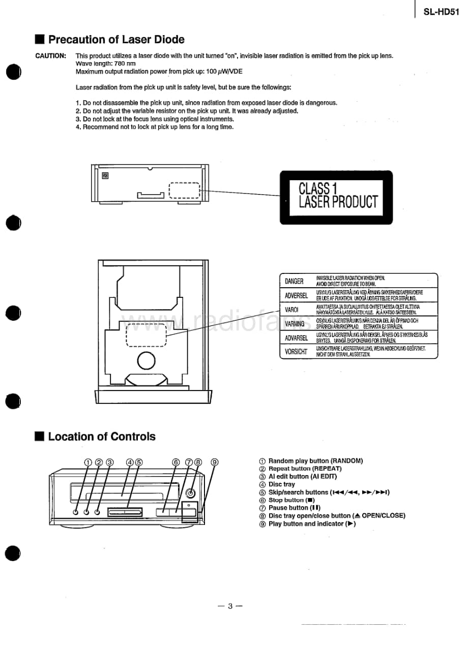 Technics-SLHD-51-Service-Manual电路原理图.pdf_第3页