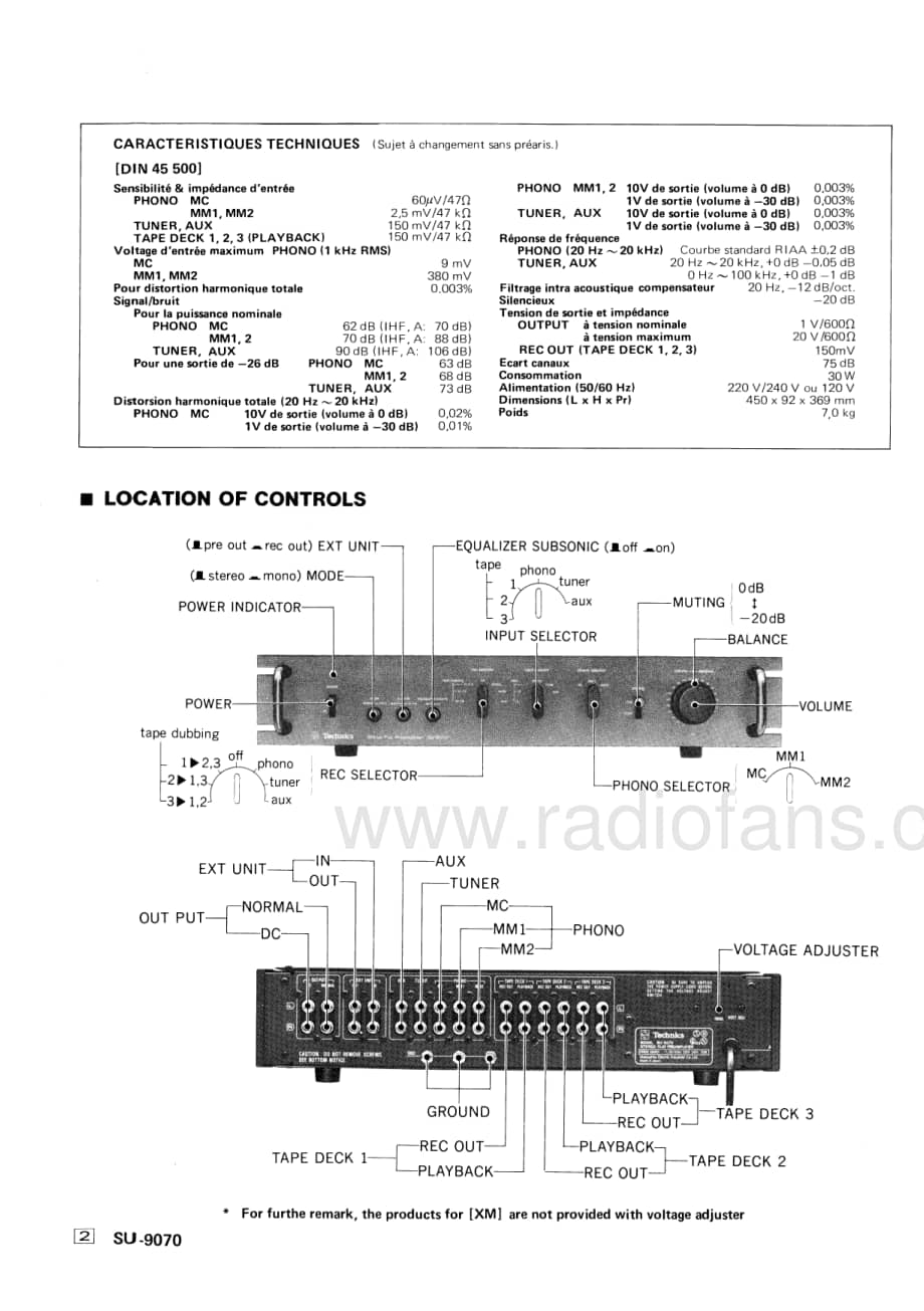 Technics-SU-9070-Service-Manual电路原理图.pdf_第2页