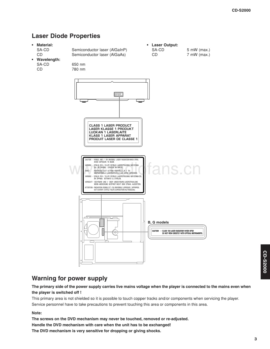 Yamaha-CDS-2000-Service-Manual电路原理图.pdf_第3页