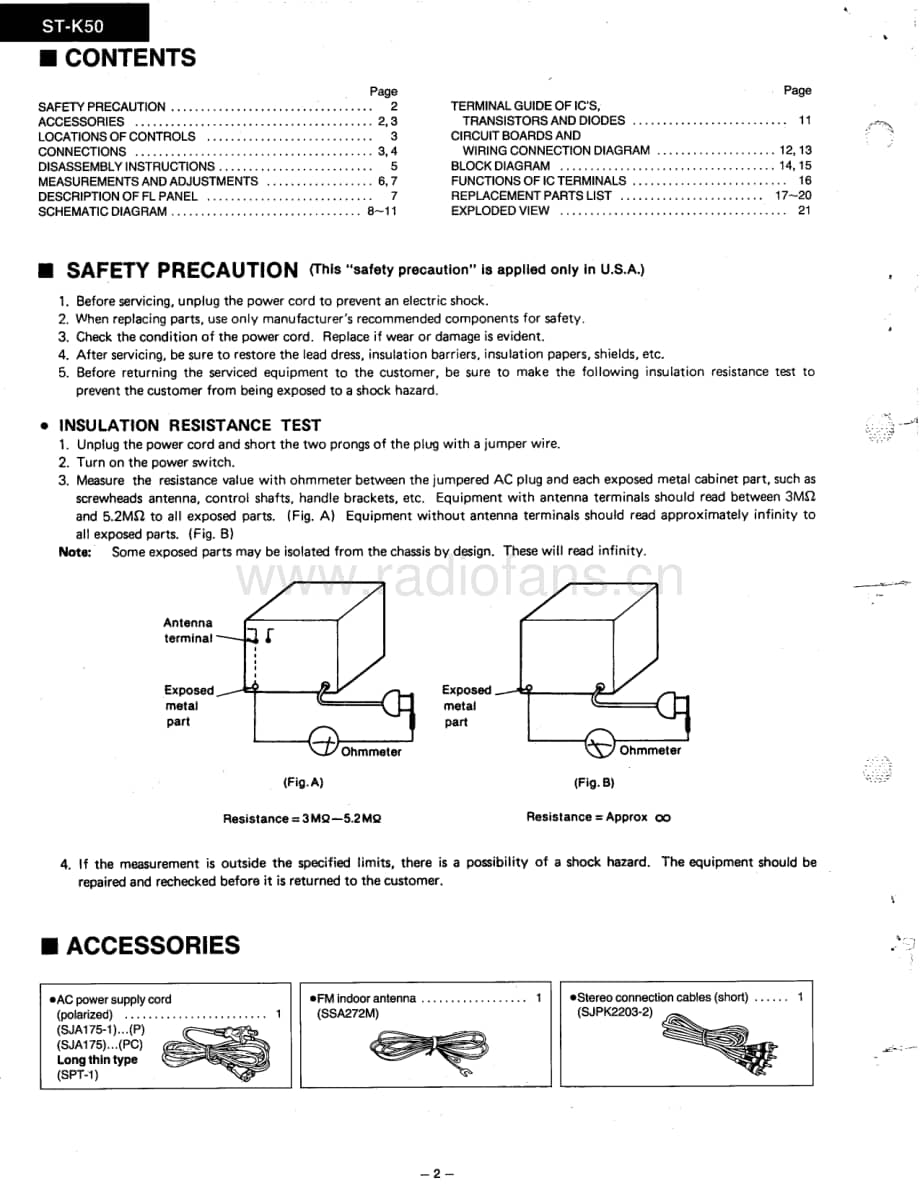 Technics-STK-50-Service-Manual电路原理图.pdf_第2页